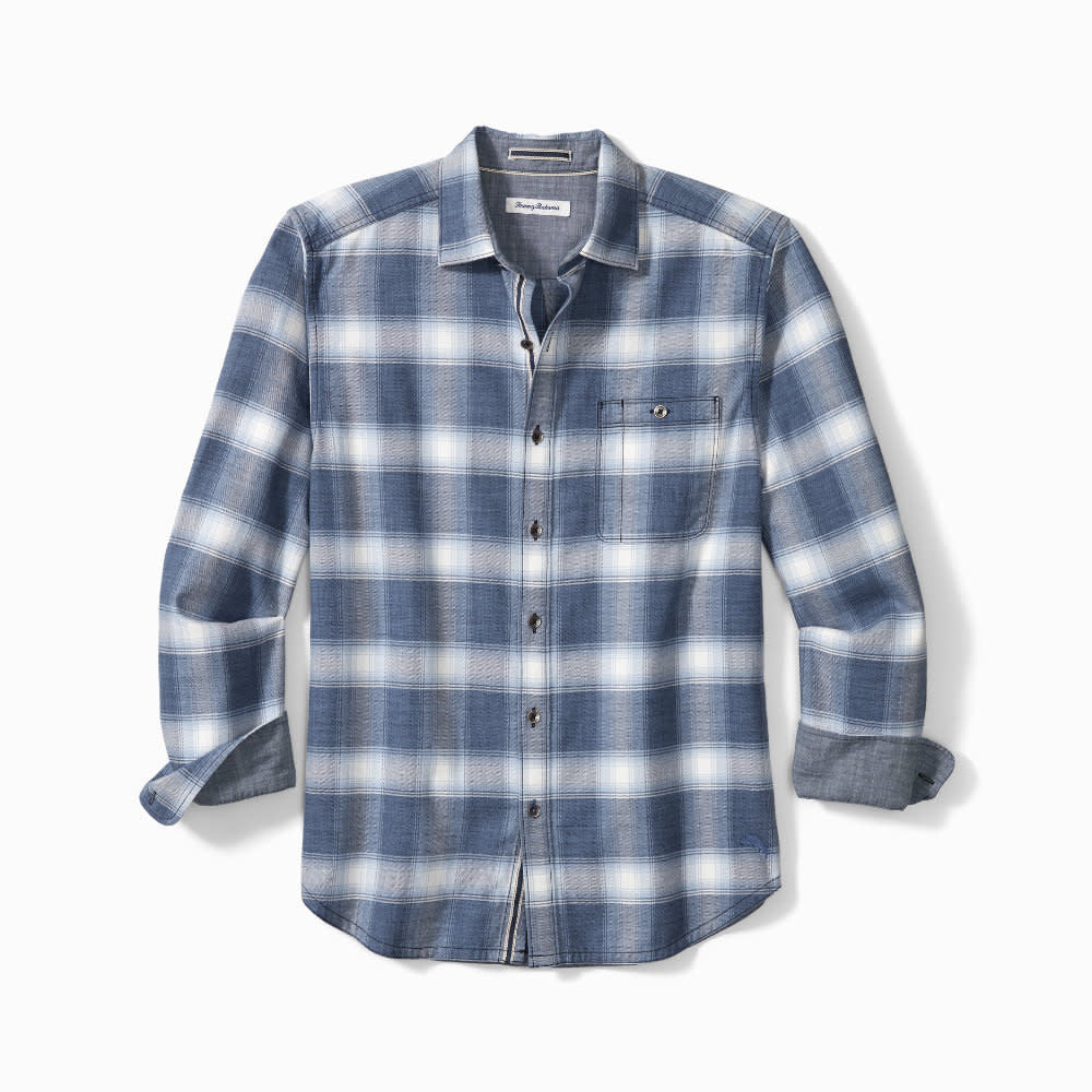 Tommy bahama flannel clearance shirt