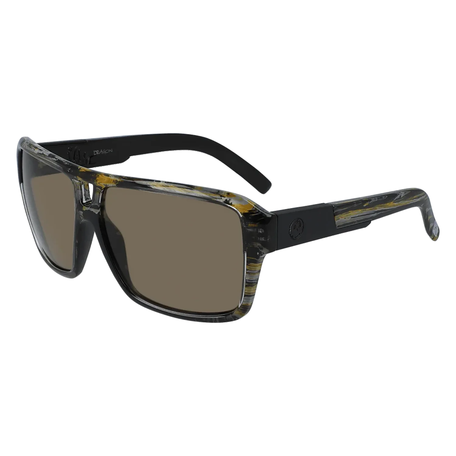 'Dragon The Jam Small LumaLens Sunglasses' in 'Rob Machado Resin W/ Lumalens Brown' colour