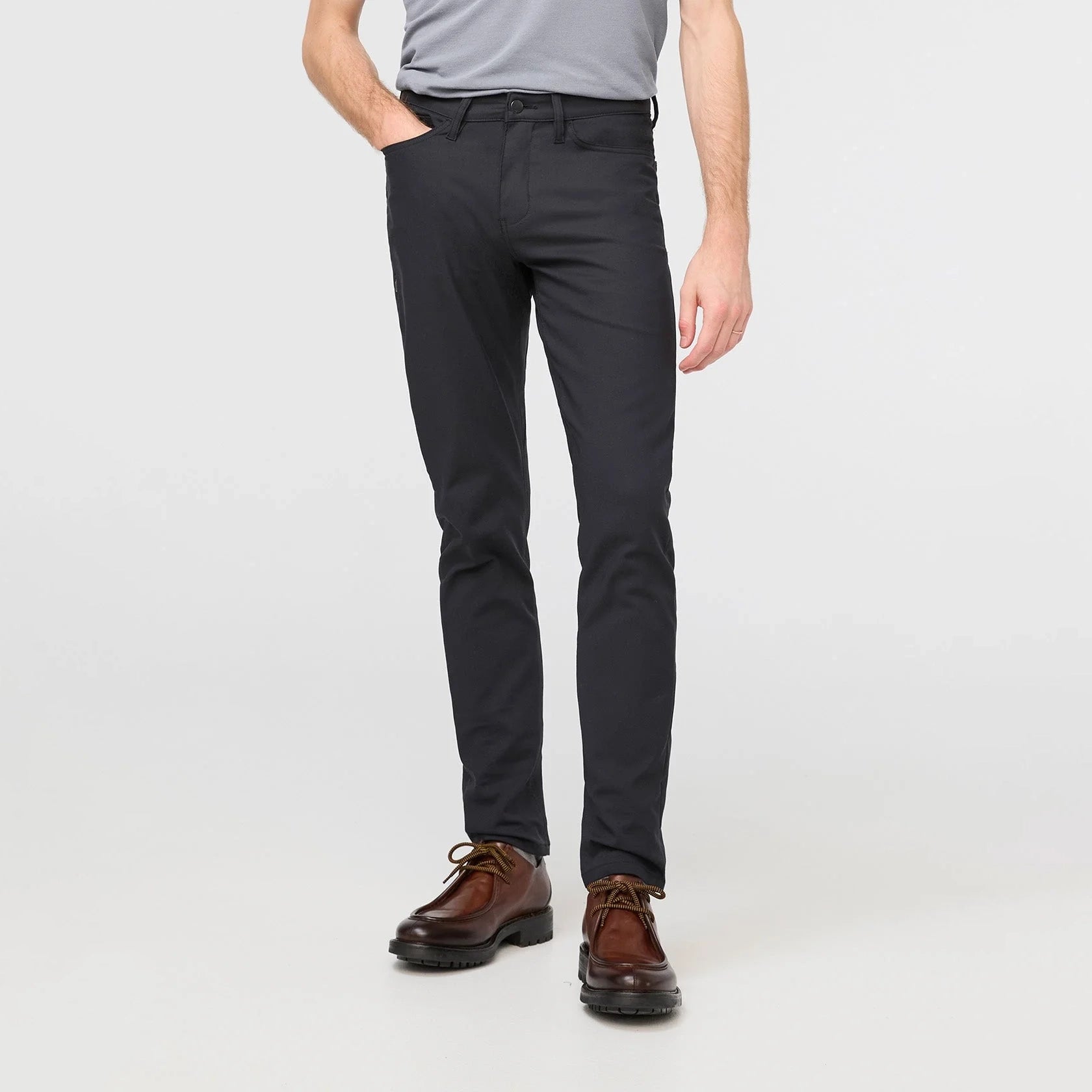 'Du/er NuStretch 5 Pocket Pant Slim' in 'Black' colour