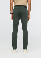 'Du/er No Sweat Pant Slim' in 'Peat' colour