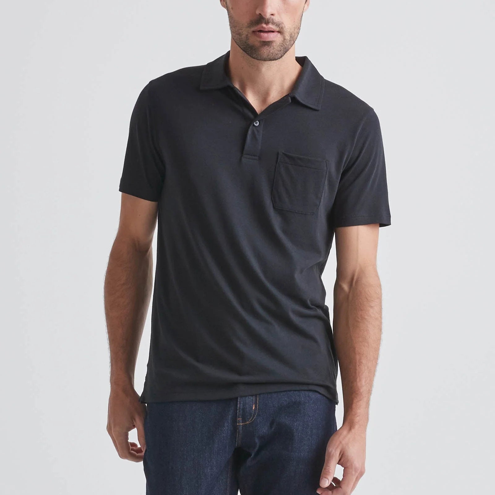 'Du/er The Dura-Soft Only Polo' in 'Black' colour