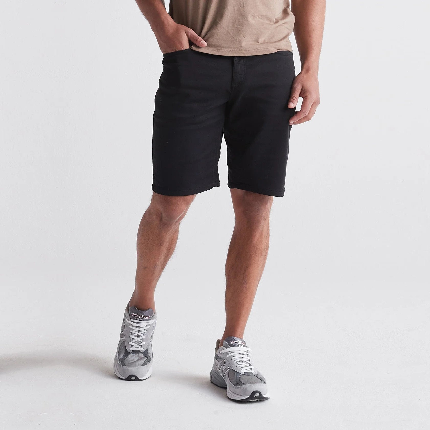 'Du/er No Sweat Shorts Relaxed' in 'Black' colour