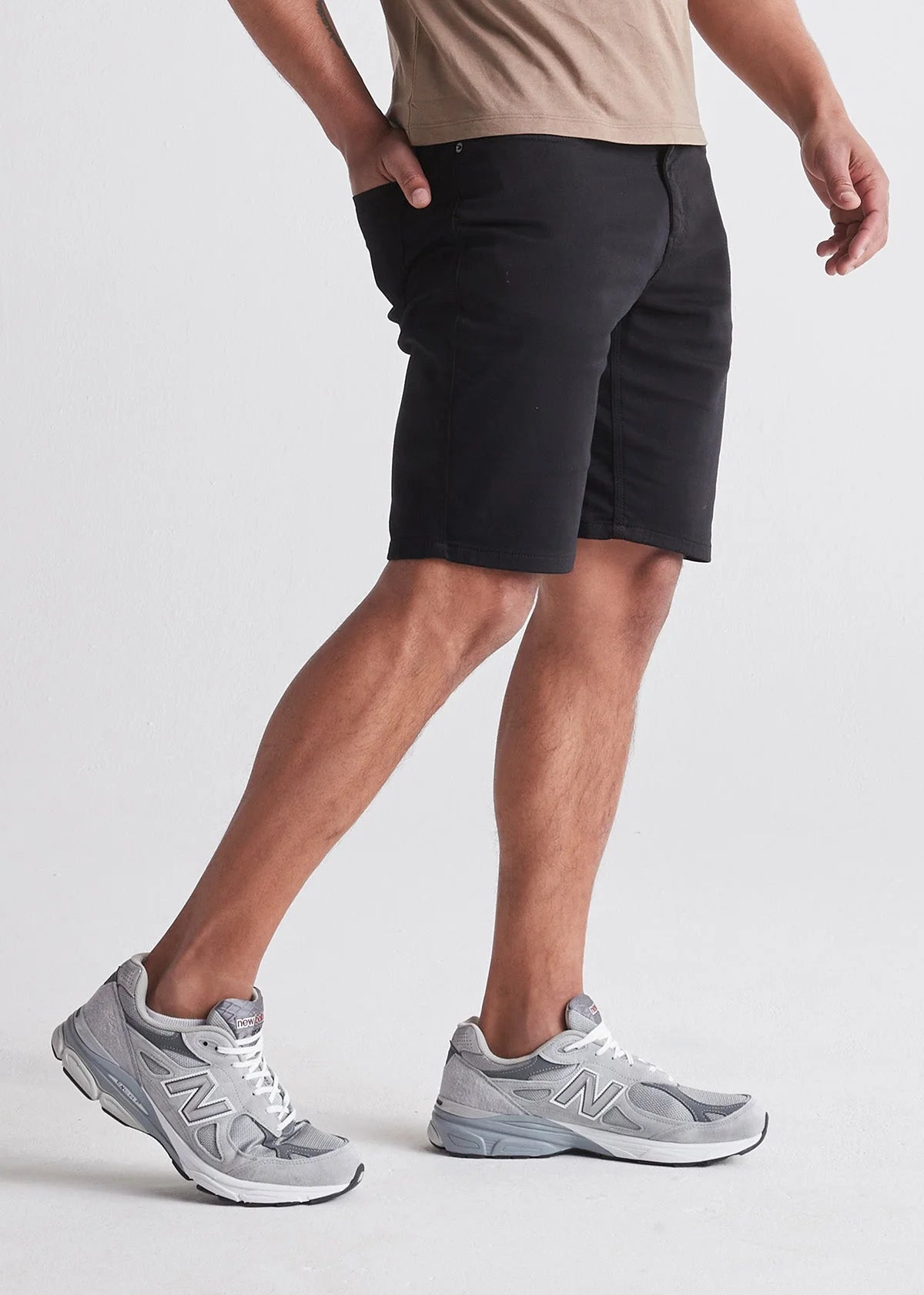 'Du/er No Sweat Shorts Relaxed' in 'Black' colour
