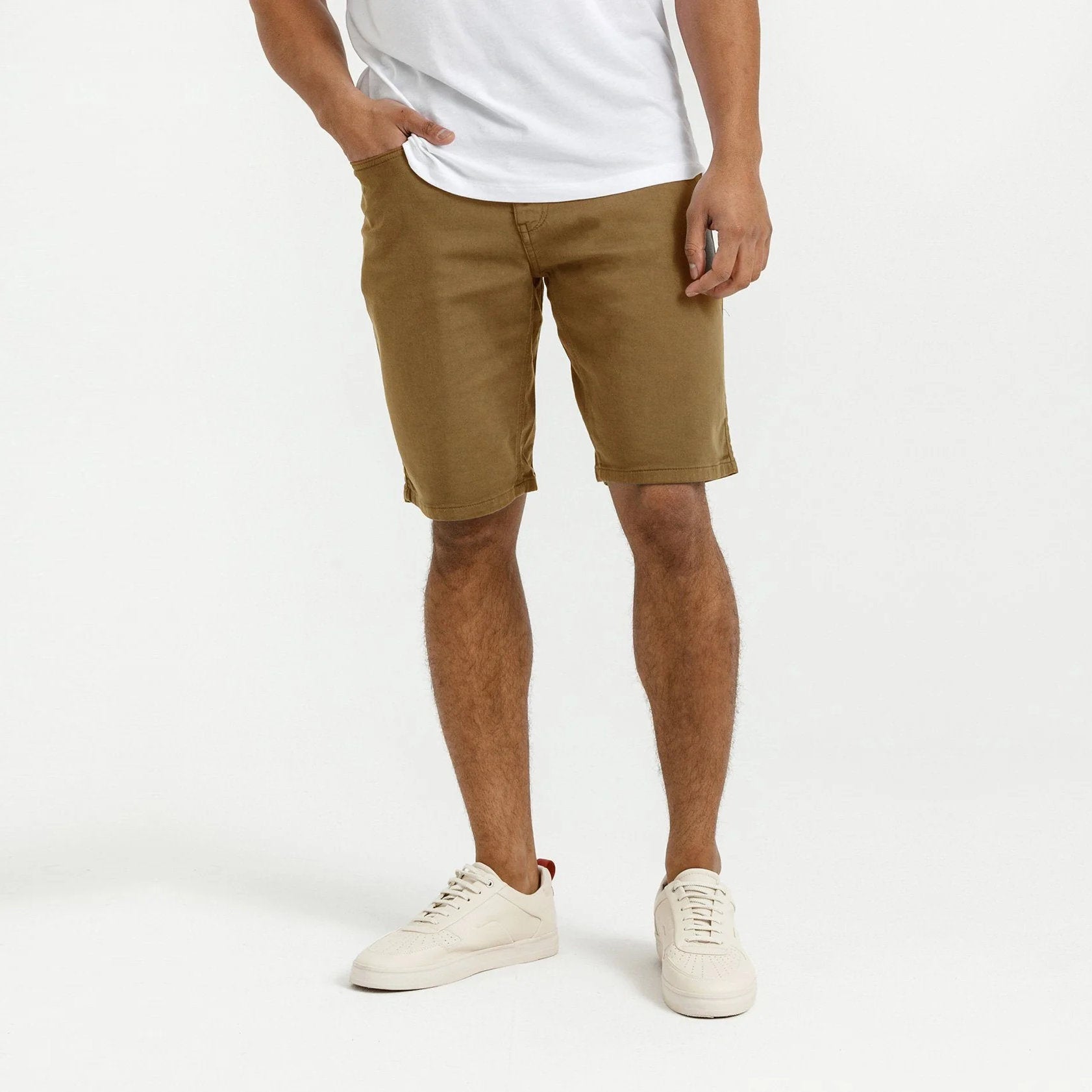 'Du/er No Sweat Shorts Relaxed' in 'Tobacco' colour