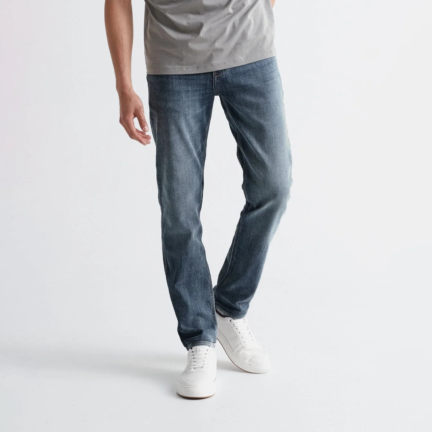 'Du/er Performance Denim Jean Slim - Tidal' in 'Tidal' colour