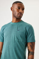 'Garcia T41202 Short Sleeve Pocket T-Shirt' in 'Jade Green' colour.