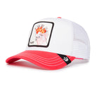 'Goorin Bros. The Flirty Bird Trucker Hat' in 'White & Pink' colour