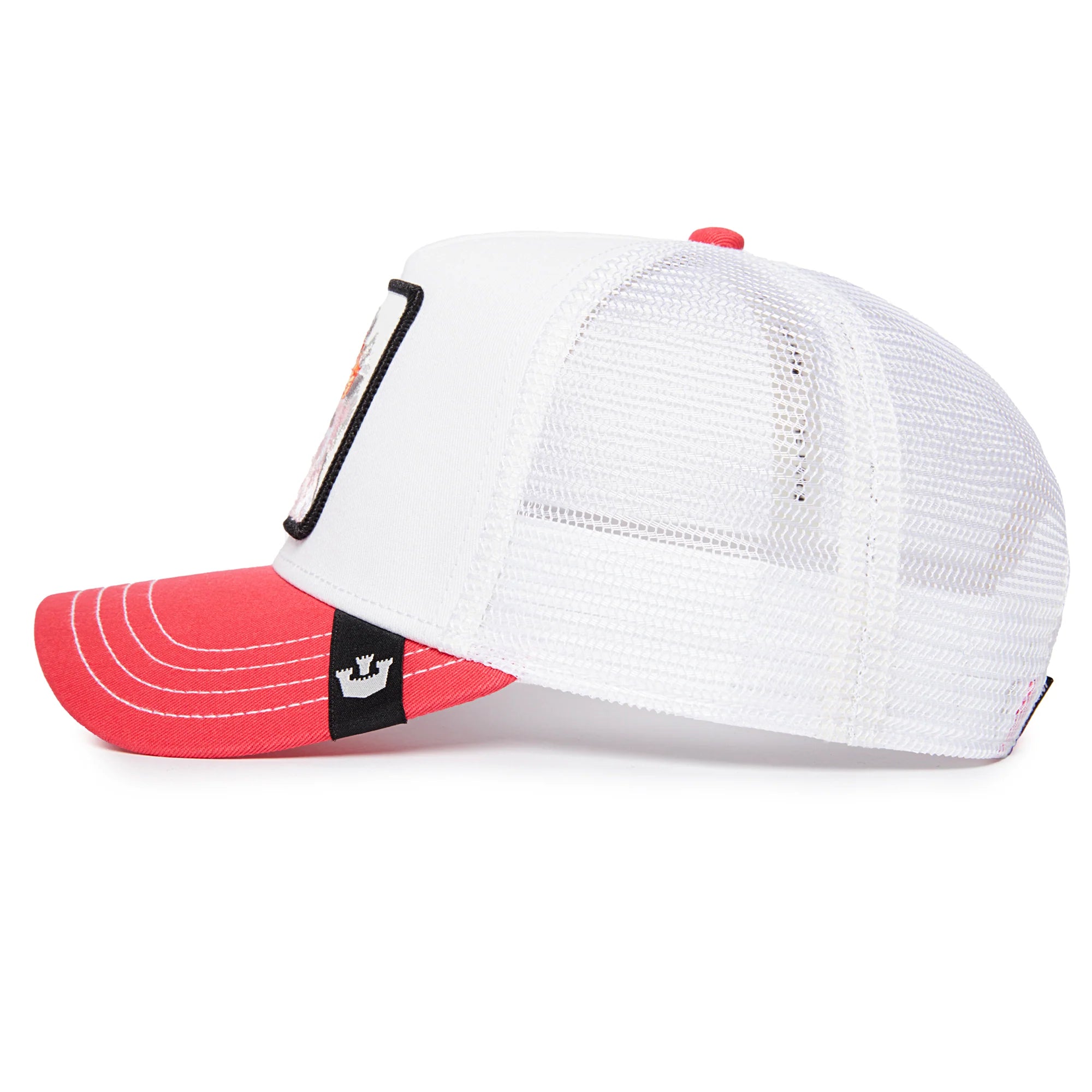 'Goorin Bros. The Flirty Bird Trucker Hat' in 'White & Pink' colour