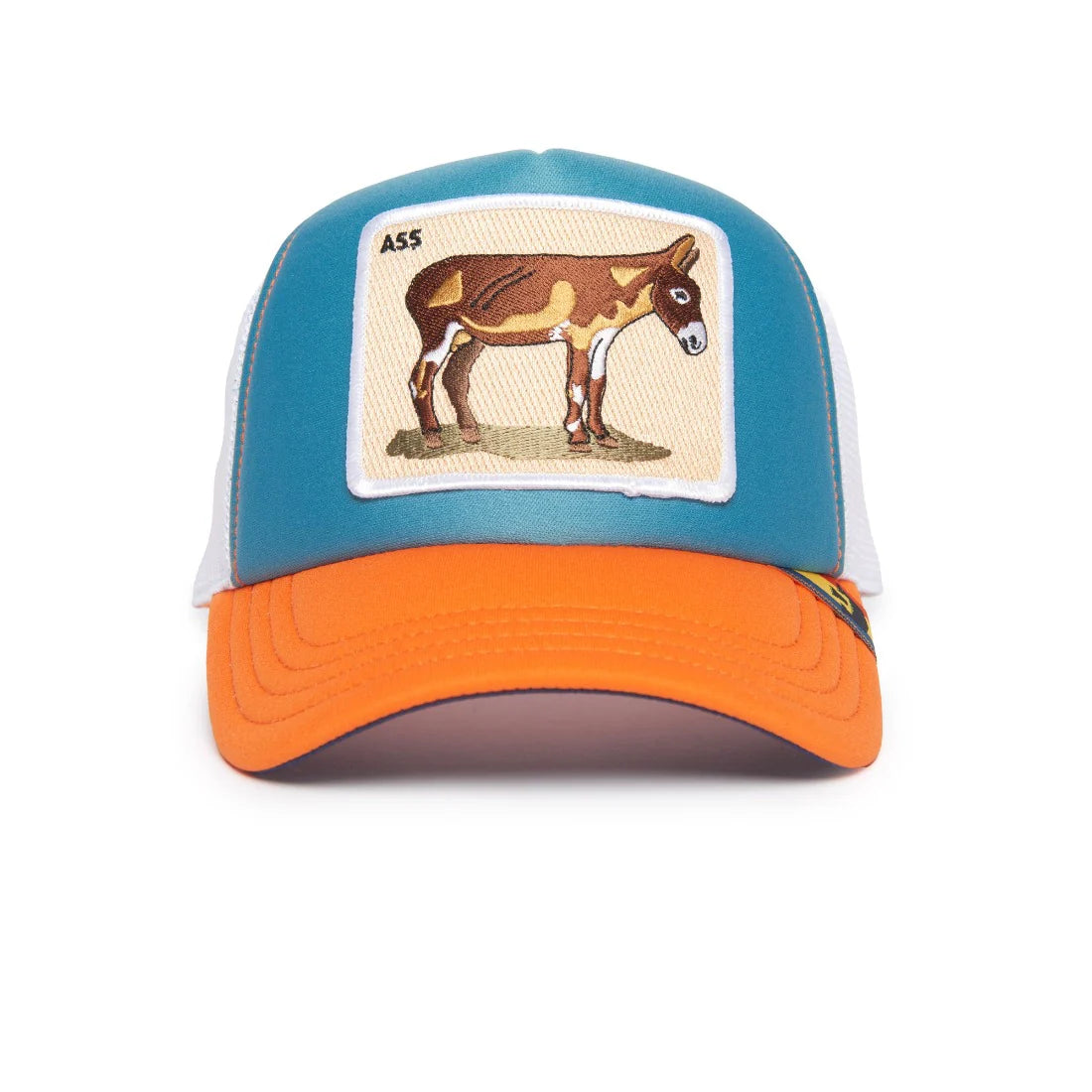 'Goorin Bros. First Ass Trucker Hat' in 'Teal' colour