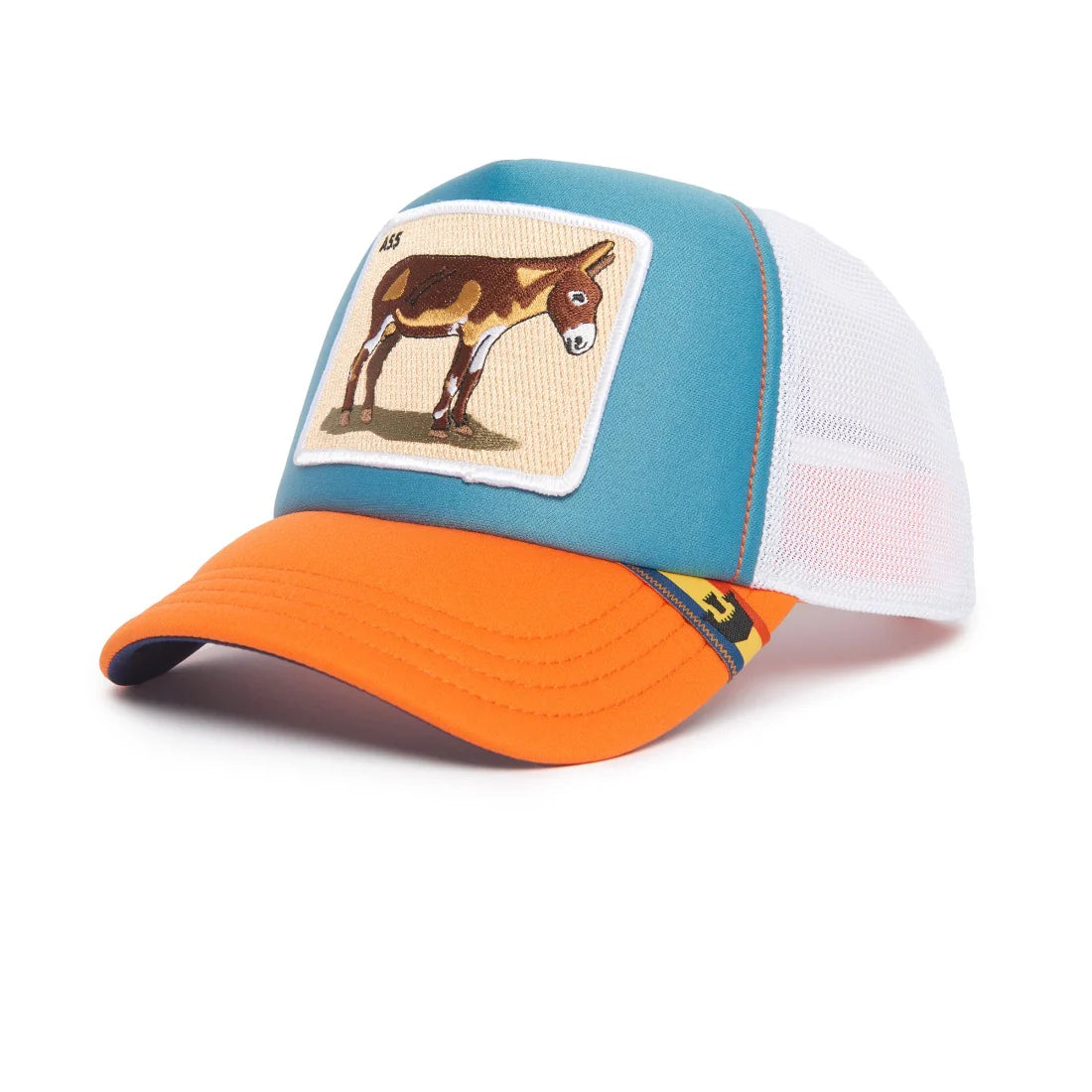 'Goorin Bros. First Ass Trucker Hat' in 'Teal' colour