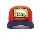 'Goorin Bros. First Pig Trucker Hat' in 'Red' colour