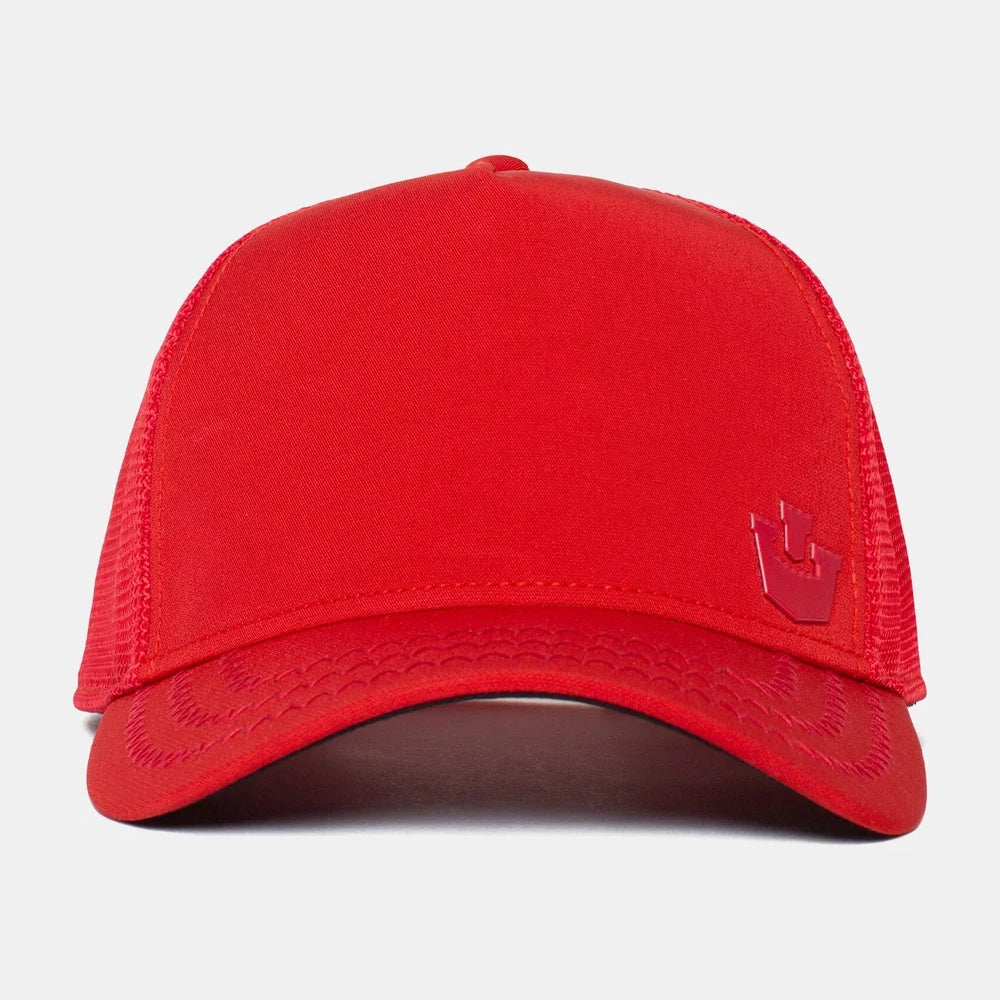 'Goorin Bros. Gateway Trucker Hat' in 'Red' colour