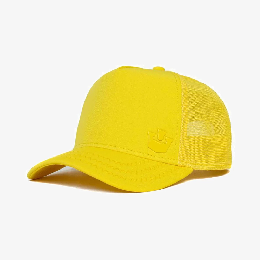 'Goorin Bros. Gateway Trucker Hat' in 'Yellow' colour