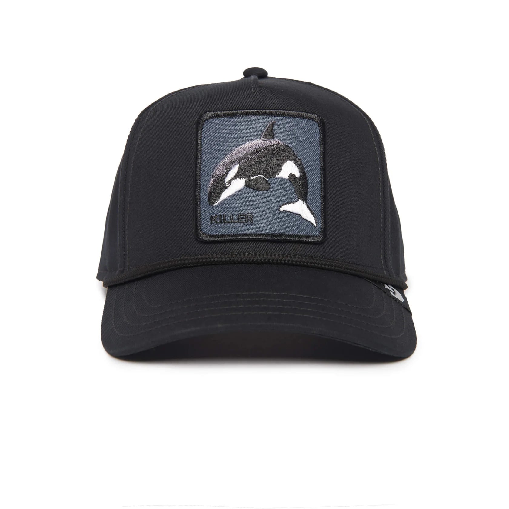 'Goorin Bros. Killer Whale Baseball Cap' in 'Black' colour