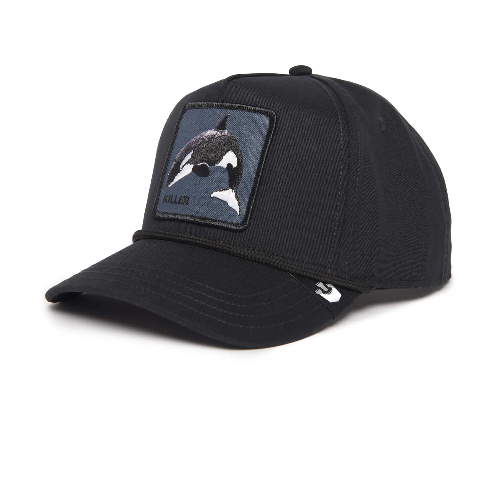 'Goorin Bros. Killer Whale Baseball Cap' in 'Black' colour