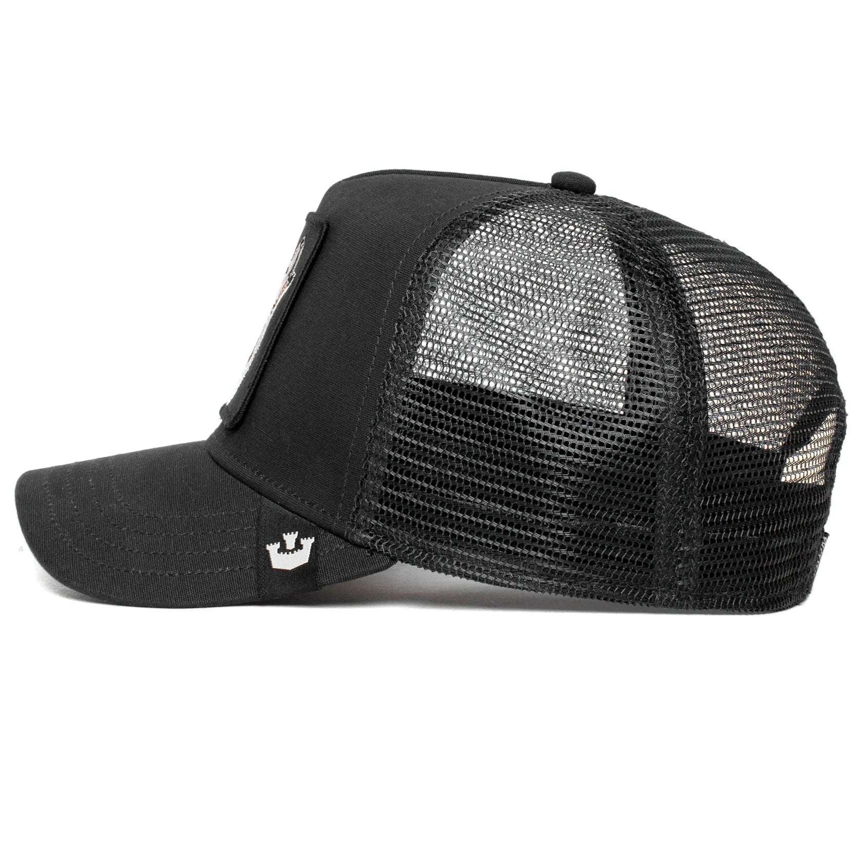 'Goorin Bros. The Lone Wolf Trucker Hat' in 'Black' colour