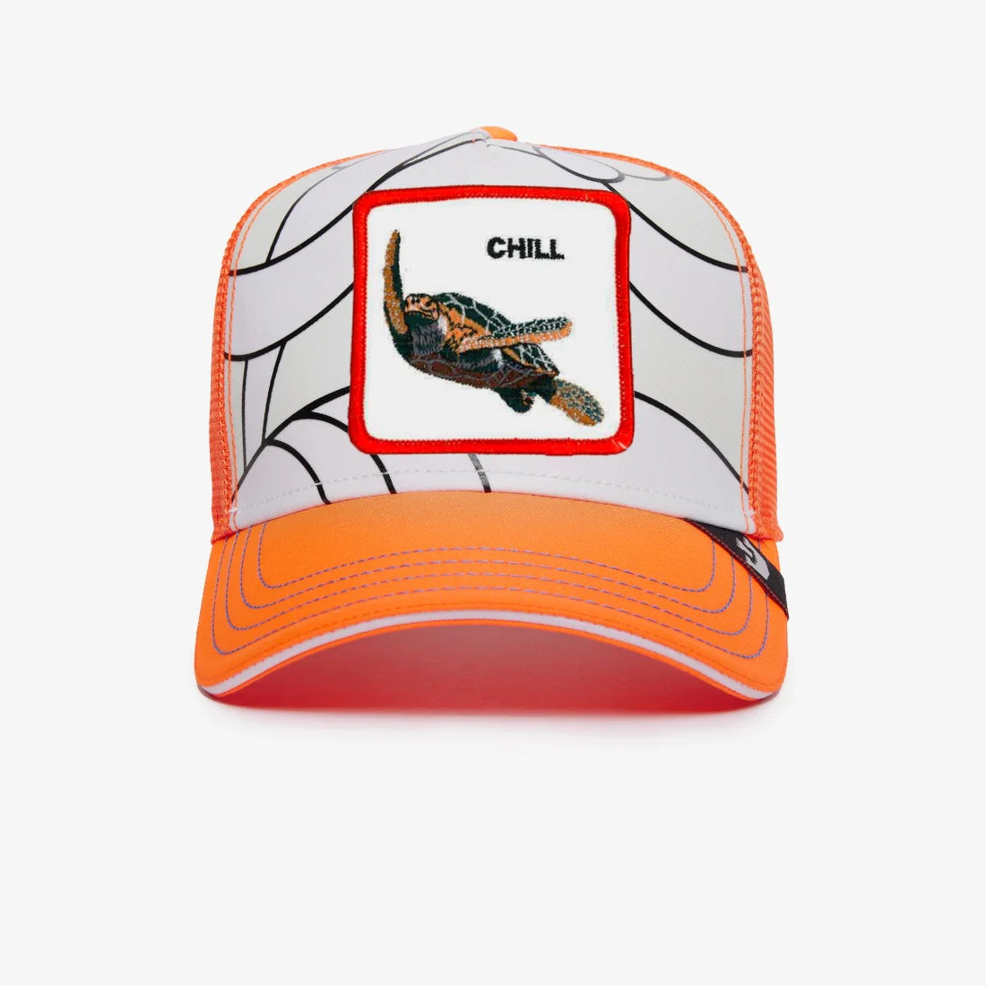 'Goorin Bros. 2 Crush 2 Furious Trucker Hat' in 'Orange' colour