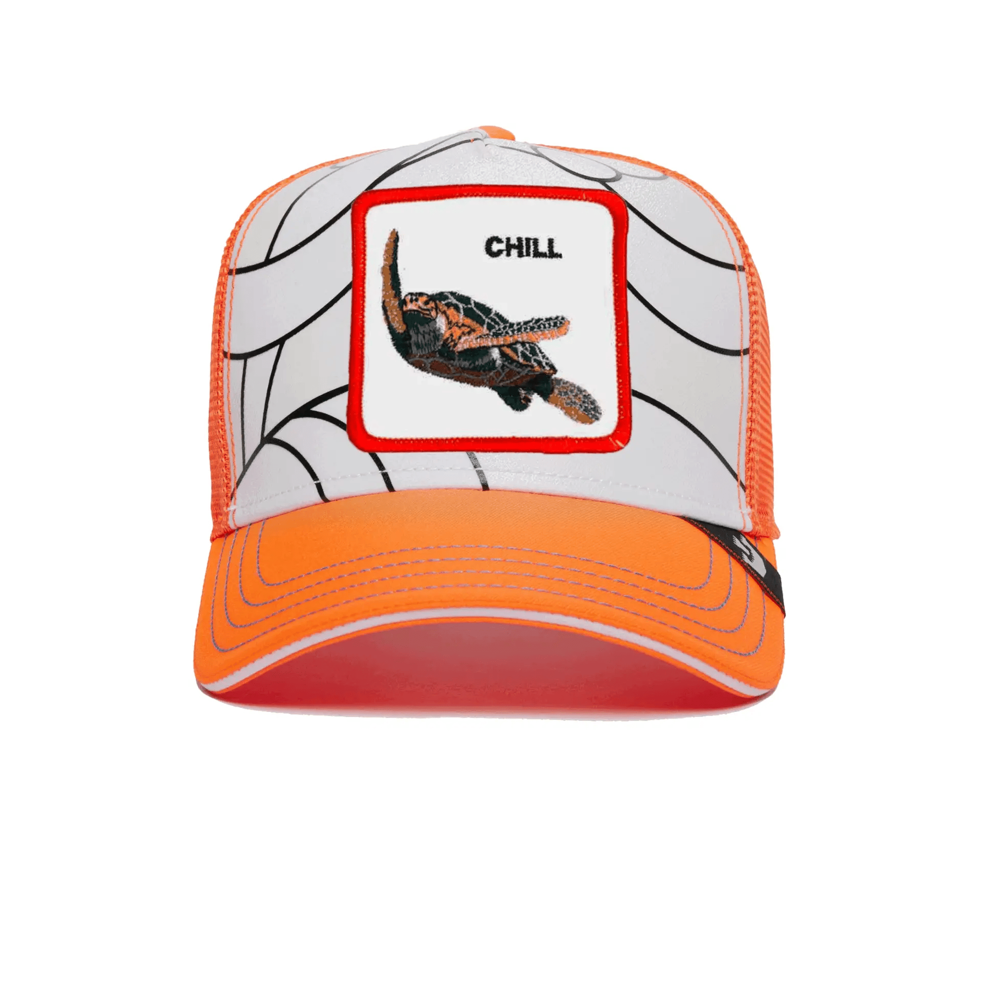 'Goorin Bros. 2 Crush 2 Furious Trucker Hat' in 'Orange' colour
