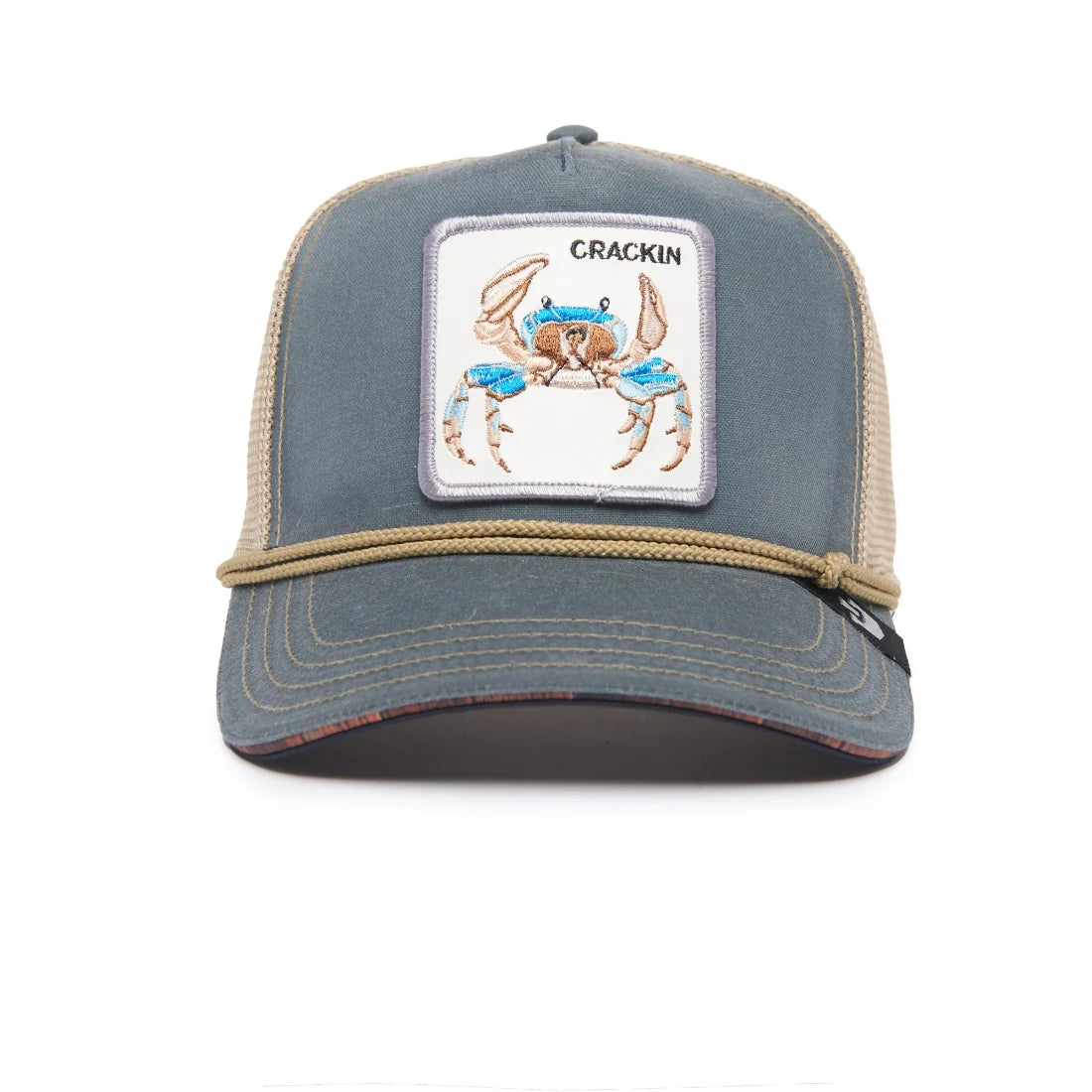 'Goorin Bros. Wuz Cracken Trucker Hat' in 'Slate' colour