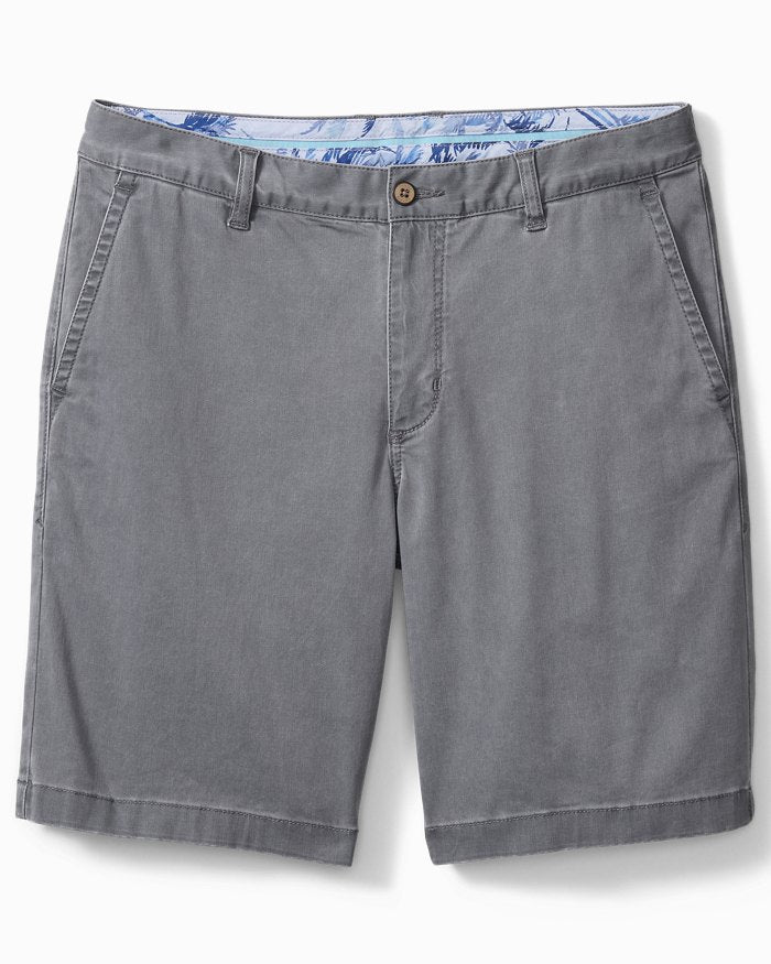 'Tommy Bahama Boracay 10" Chino Shorts' in 'Fog Grey' colour