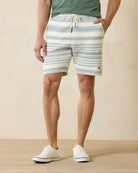 'Tommy Bahama Shoreline Stripe 8‚Äù Shorts' in 'Coconut' colour