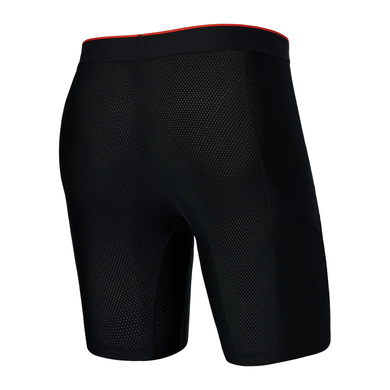 'SAXX Training Short Light-Compression Mesh Long Leg - Black' in 'Black' colour