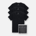 'Kuwalla Tee 3 Pack Crewneck Tees' in 'Jet Black' colours