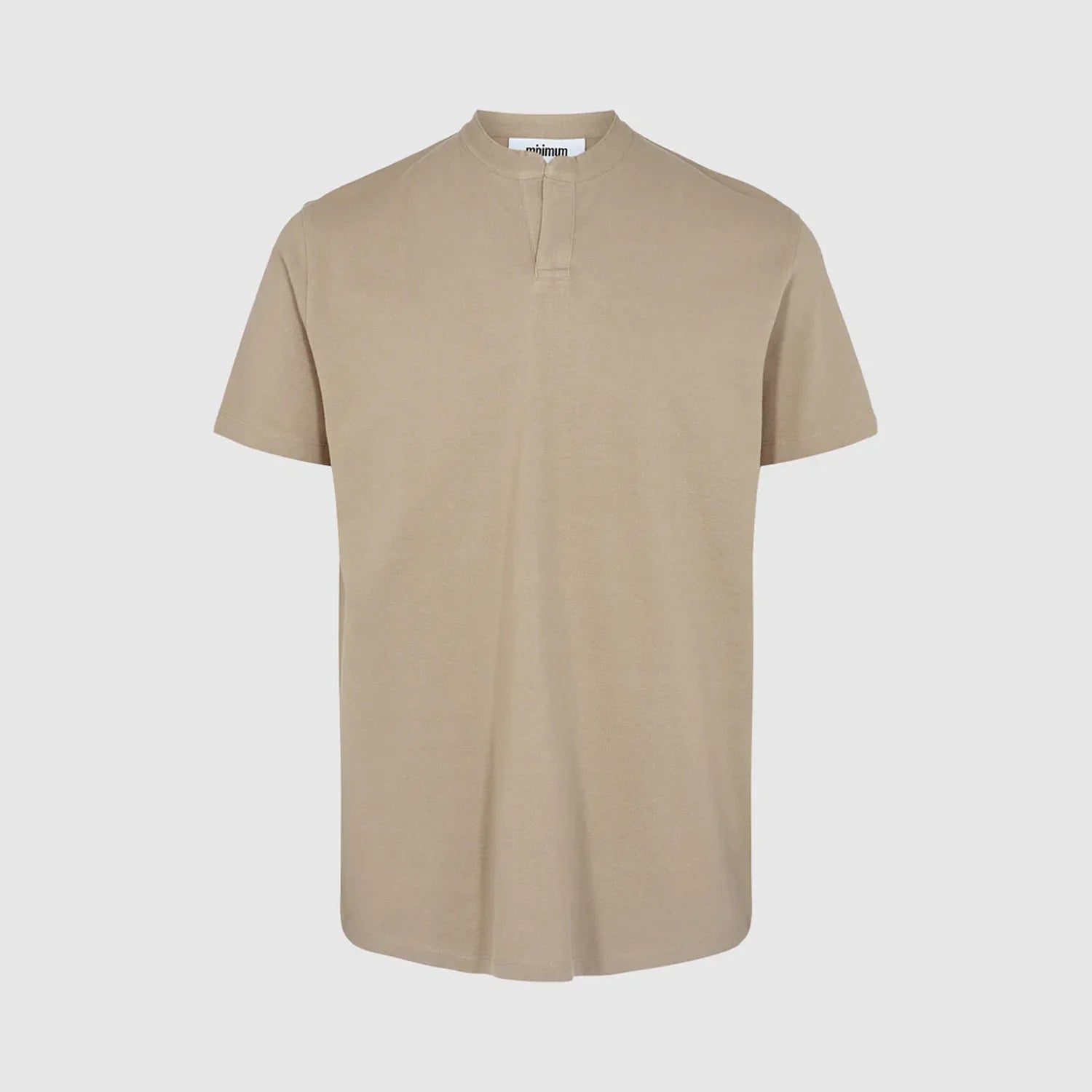 'MINIMUM Temms 2088 Polo Shirt' in 'Greige' colour