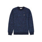 'Garcia O41065 Pullover Sweater with Palm Leaf Pattern' in 'Dark Moon' colour