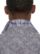 'Robert Graham Electric Slide Button Up L/S Dress Shirt' in 'Charcoal' colour