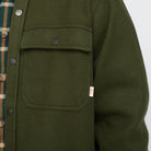 ‘Revolution 3136 Worker Overshirt' in ‘Army Green' colour