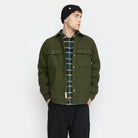 ‘Revolution 3136 Worker Overshirt' in ‘Army Green' colour