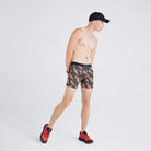 'SAXX Quest Boxer Brief' with 'Black Coho' print