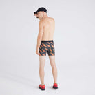 'SAXX Quest Boxer Brief' with 'Black Coho' print