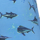 'SAXX Ultra Boxer Brief' with 'Sail Blue Fish On' print