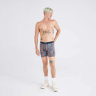 'SAXX Ultra Boxer Brief' with 'Over the River' print