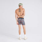 'SAXX Ultra Boxer Brief' with 'Over the River' print