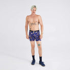 'SAXX Ultra Boxer Brief' with 'Astro Blue Vice Squad' print