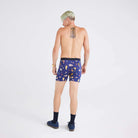 'SAXX Ultra Boxer Brief' with 'Astro Blue Vice Squad' print