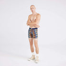 'SAXX Vibe Xtra Boxer Brief' with 'Arrowhead' print