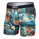 'SAXX Volt Boxer Brief' with 'Painted Landscape' print