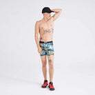 'SAXX Volt Boxer Brief' with 'Painted Landscape' print