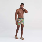 'Saxx Daytripper Boxer Brief - Gopher it' in 'Green' colour