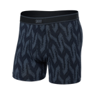 'Saxx Daytripper Boxer Brief - IKAT Chevron' in 'Deep Navy' colour