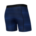 'Saxx Kinetic Light Compression Mesh Boxer Brief - Variegated Stripe' in 'Blue' colour