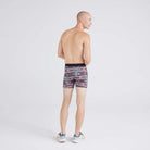 'Saxx Quest Quick Dry Mesh Boxer Brief - Ikat Stripe' in 'Multi' colour