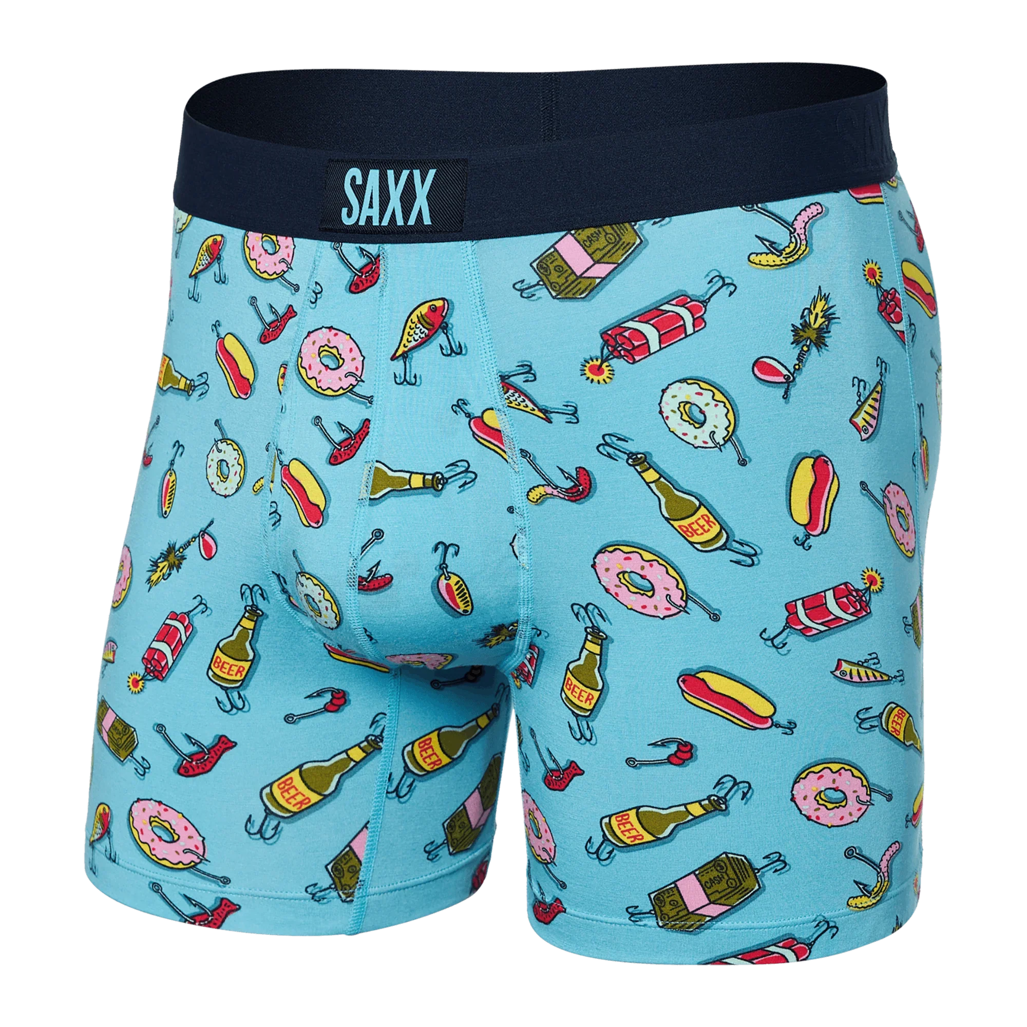'SAXX Ultra Super Soft Boxer Brief - I'll Try Anything' in 'Maui' colour