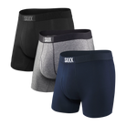 'Saxx Ultra 3-Pack Boxer Briefs - Classic 18' in 'Navy/Black/Grey' colour