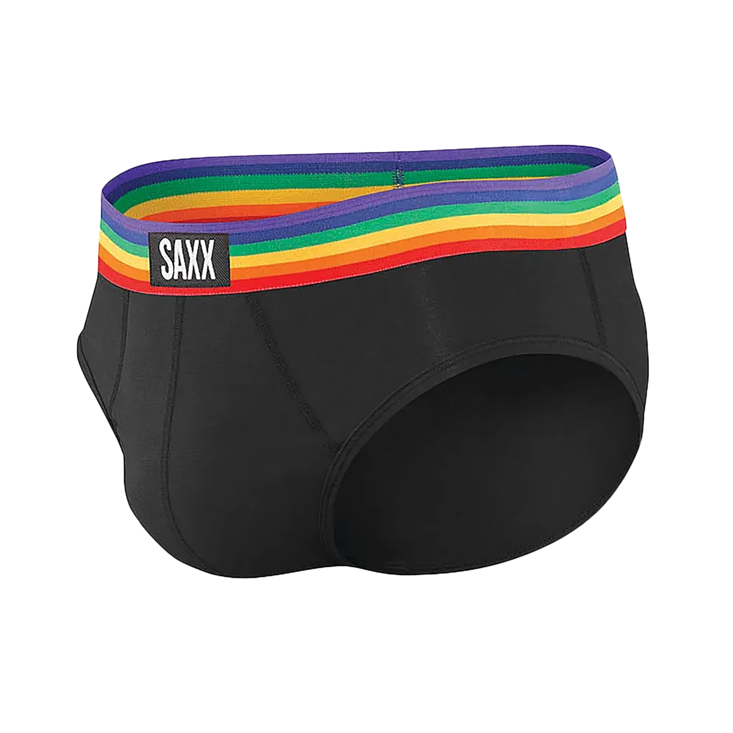 'SAXX Undercover Brief - Rainbow' in 'Black' colour