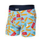 'Saxx Vibe Super Soft Boxer Brief - Cool Ranch' in 'Light Blue' colour